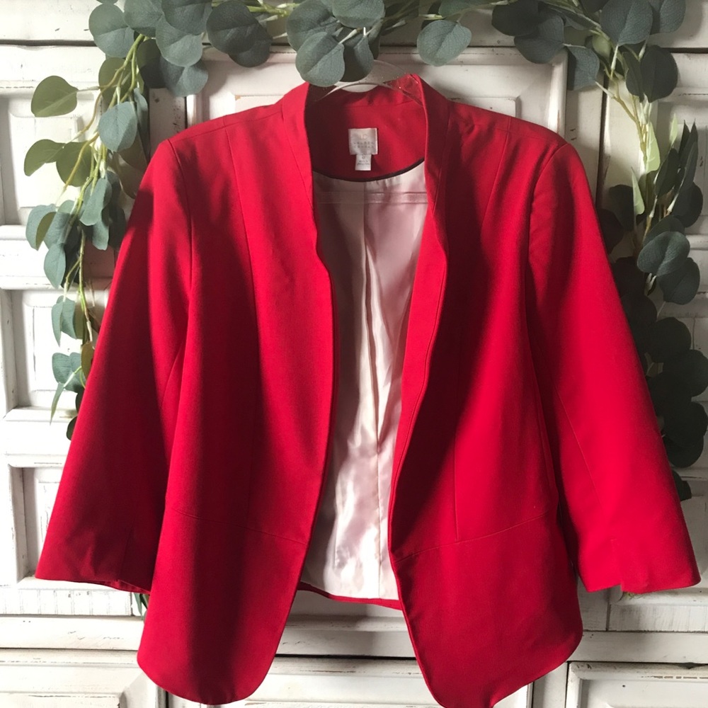 Lauren Conrad red blazer size 12. Large.